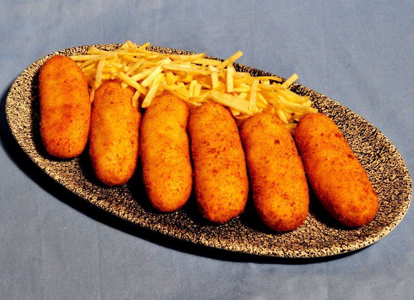 Croquetones caseros de jamón ibérico