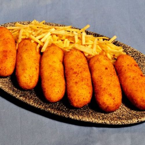 Croquetones caseros de jamón ibérico